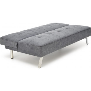 Sofa 3 osobowa rozkładana na nóżkach Carlito 173cm popiel Halmar