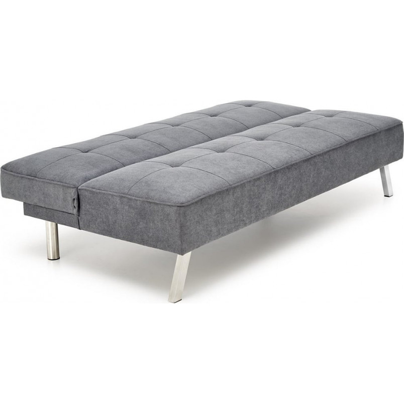 Sofa 3 osobowa rozkładana na nóżkach Carlito 173cm popiel Halmar