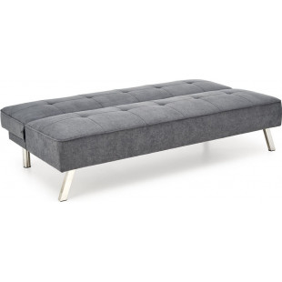 Sofa 3 osobowa rozkładana na nóżkach Carlito 173cm popiel Halmar