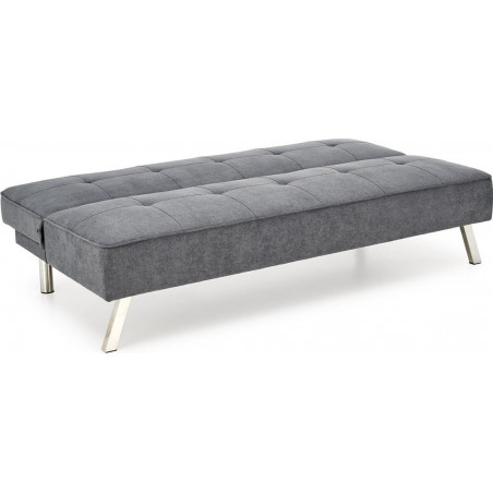 Sofa 3 osobowa rozkładana na nóżkach Carlito 173cm popiel Halmar
