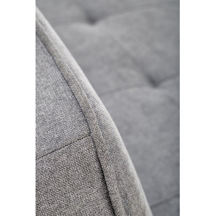 Sofa 3 osobowa rozkładana na nóżkach Carlito 173cm popiel Halmar
