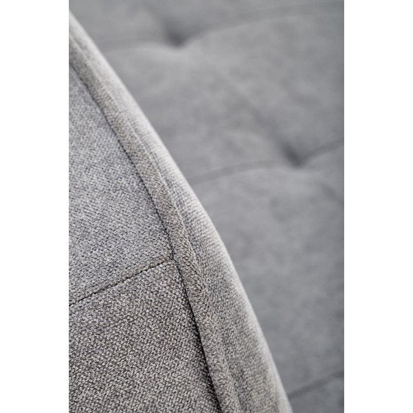 Sofa 3 osobowa rozkładana na nóżkach Carlito 173cm popiel Halmar
