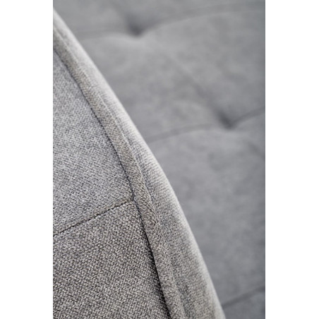 Sofa 3 osobowa rozkładana na nóżkach Carlito 173cm popiel Halmar