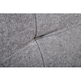 Sofa 3 osobowa rozkładana na nóżkach Carlito 173cm popiel Halmar
