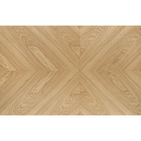 Stół rozkładany w jodełkę Edmondo 160-240x90cm dąb naturalny / czarny Halmar