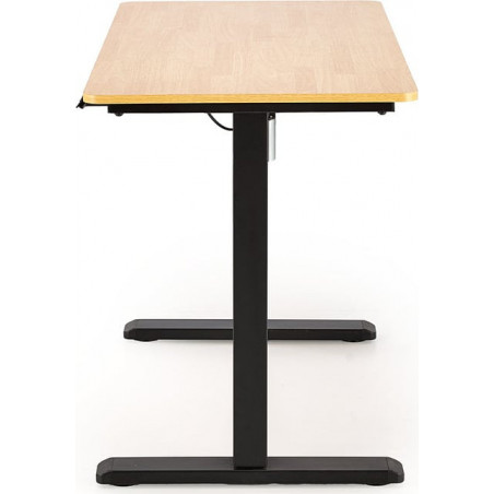 Biurko z funkcją regulacji wysokości B53 105x56cm dąb złoty / czarny Halmar
