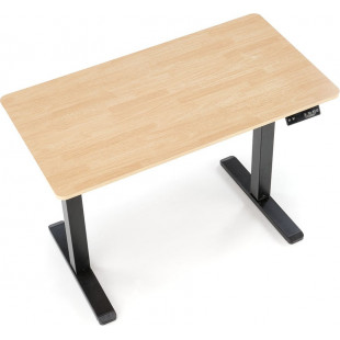 Biurko z funkcją regulacji wysokości B53 105x56cm dąb złoty / czarny Halmar