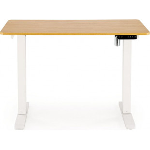 Biurko z funkcją regulacji wysokości B53 105x56cm dąb złoty / biały Halmar