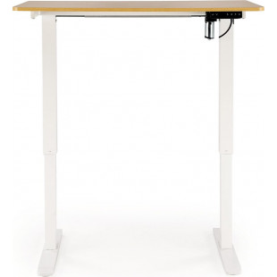 Biurko z funkcją regulacji wysokości B53 105x56cm dąb złoty / biały Halmar