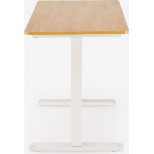 Biurko z funkcją regulacji wysokości B53 105x56cm dąb złoty / biały Halmar