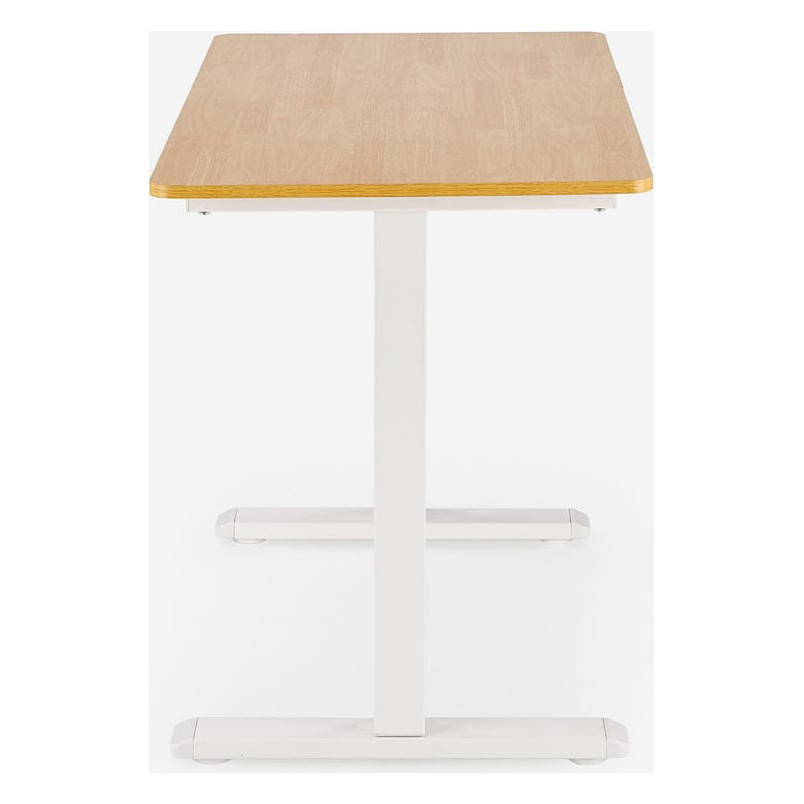 Biurko z funkcją regulacji wysokości B53 105x56cm dąb złoty / biały Halmar