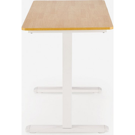 Biurko z funkcją regulacji wysokości B53 105x56cm dąb złoty / biały Halmar