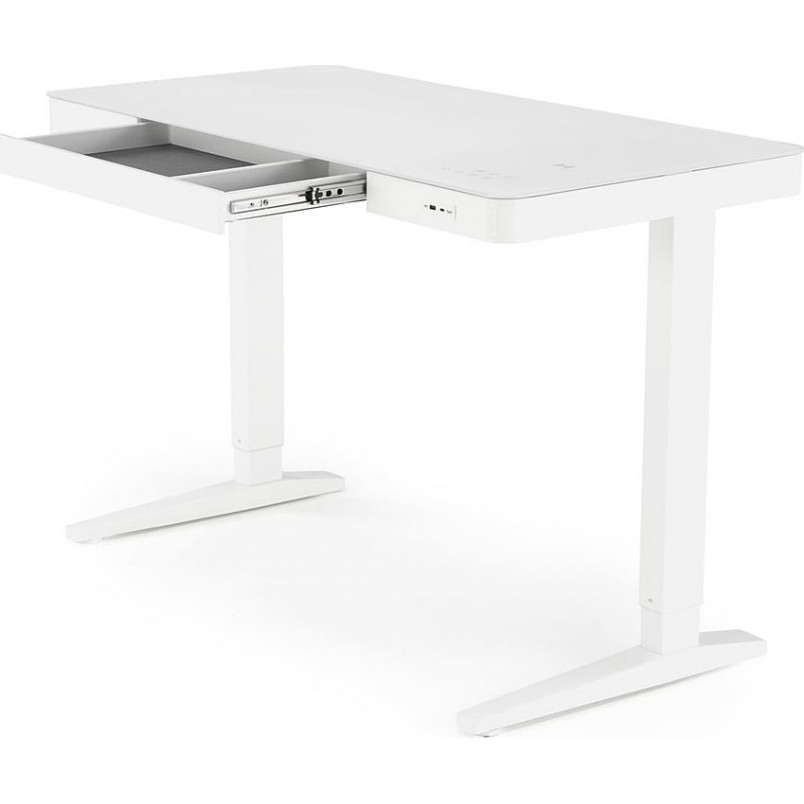 Biurko z funkcją regulacji wysokości B53 105x56cm białe Halmar
