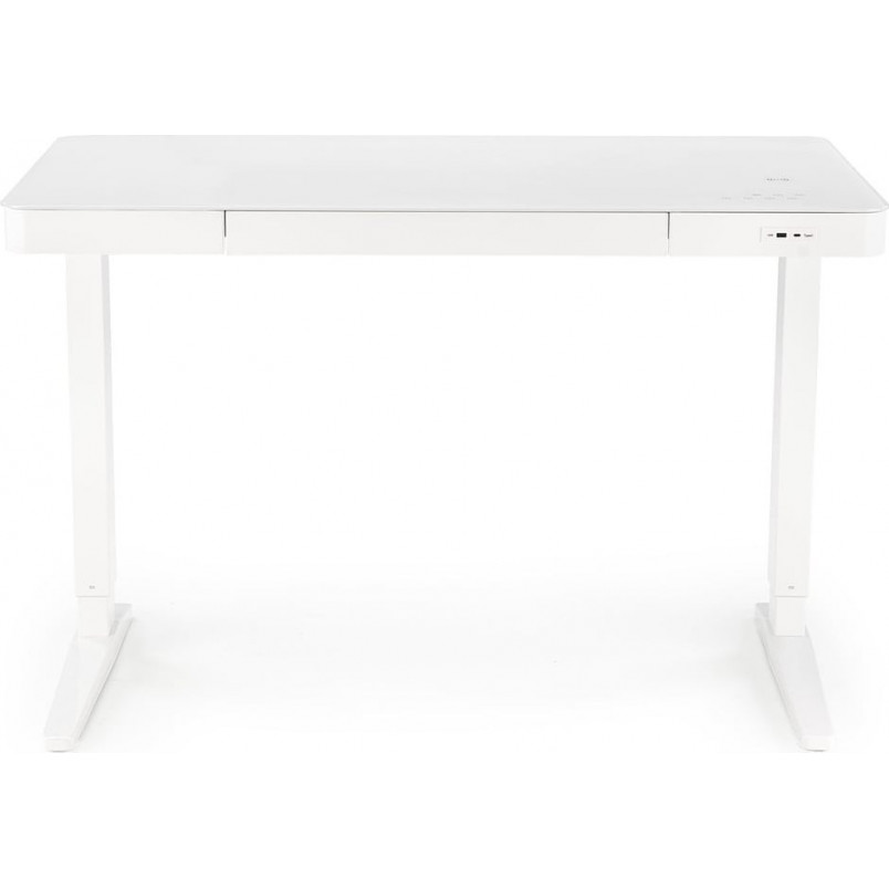 Biurko z funkcją regulacji wysokości B53 105x56cm białe Halmar