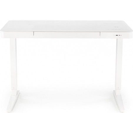 Biurko z funkcją regulacji wysokości B53 105x56cm białe Halmar