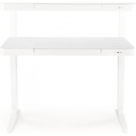 Biurko z funkcją regulacji wysokości B53 105x56cm białe Halmar