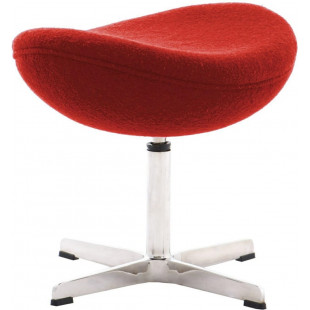 Podnóżek do fotela Jajo kaszmirowy czerwony Premium marki D2.Design