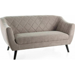 Sofa tapicerowana dwuosobowa Molly Brego 160cm beż / wenge Signal