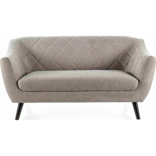 Sofa tapicerowana dwuosobowa Molly Brego 160cm beż / wenge Signal