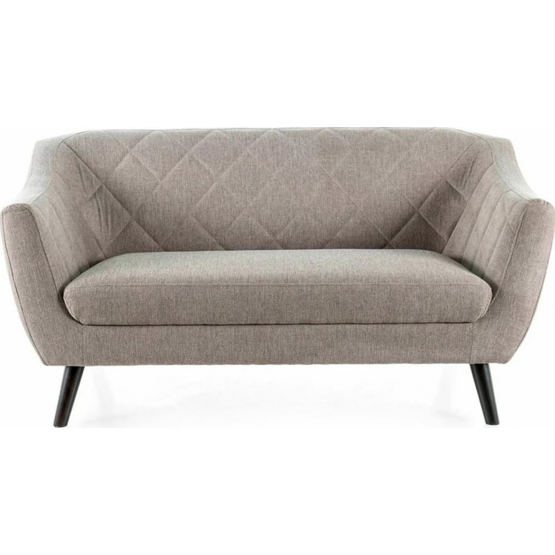 Sofa tapicerowana dwuosobowa Molly Brego 160cm beż / wenge Signal