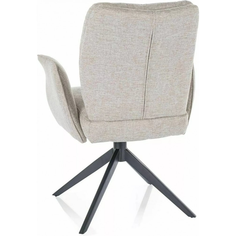 Krzesło obrotowe tapicerowane Wing jasny beż Signal