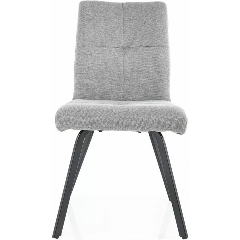 Krzesło tapicerowane z uchwytem Swing szare Signal