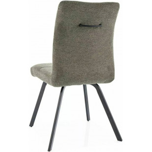 Krzesło tapicerowane z uchwytem Swing oliwkowe Signal