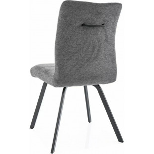 Krzesło tapicerowane z uchwytem Swing ciemny szary Signal