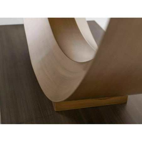 Stół rozkładany ceramiczny Wilson 180-240x100cm brąz ossido bruno / antyczny brąz Signal