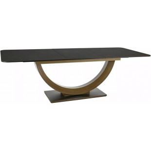 Stół rozkładany ceramiczny Wilson 180-240x100cm brąz ossido bruno / antyczny brąz Signal