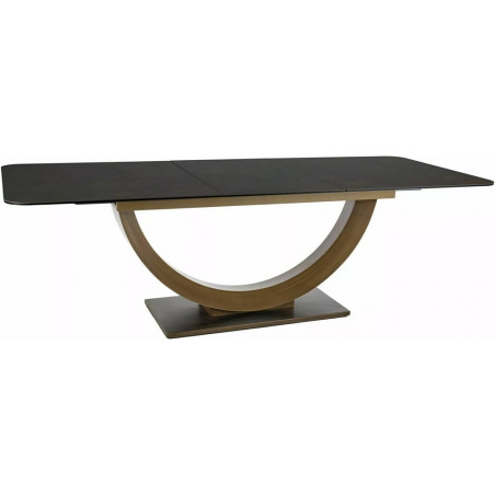 Stół rozkładany ceramiczny Wilson 180-240x100cm brąz ossido bruno / antyczny brąz Signal