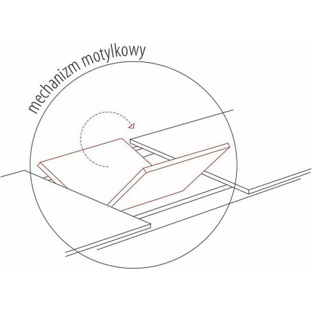 Stół rozkładany fornirowany Logan 160-200x90cm dąb / czarny mat Signal