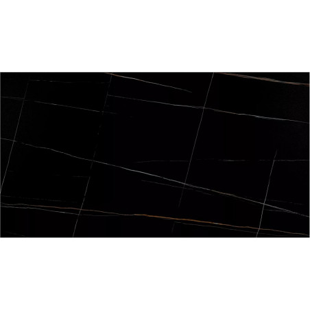Stół nowoczesny rozkładany Genesis 160-220x90cm czarny efekt marmuru / czarny / jesion Signal