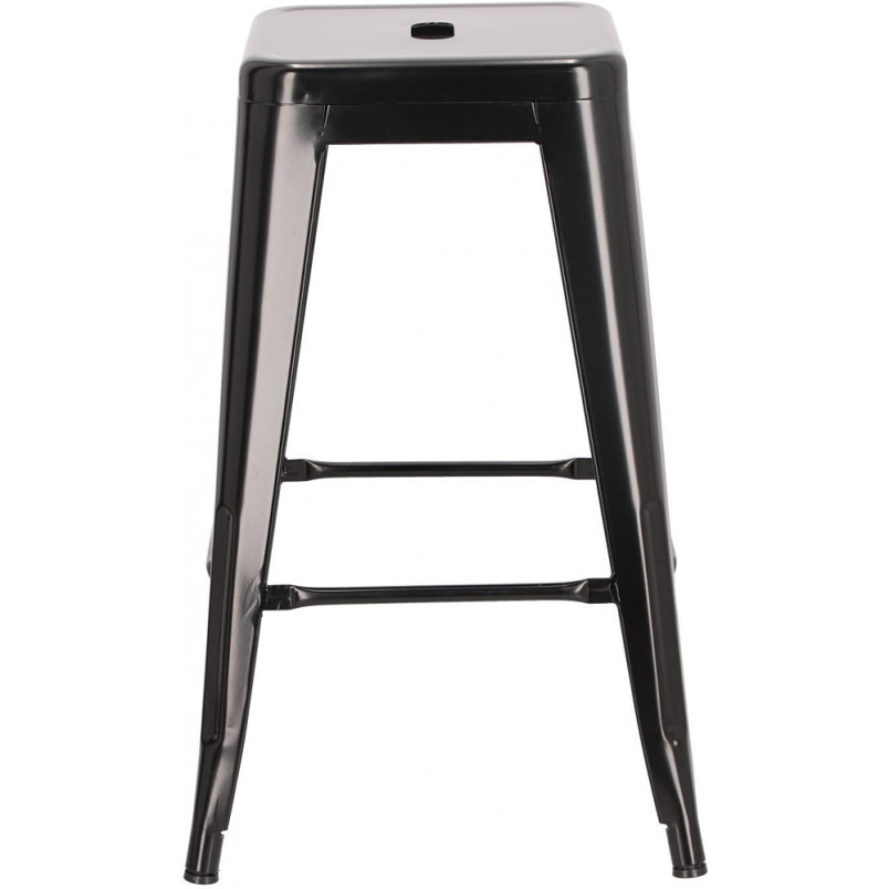 Stołek barowy metalowy Paris 66 czarny marki D2.Design