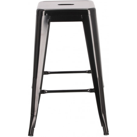Stołek barowy metalowy Paris 66 czarny marki D2.Design