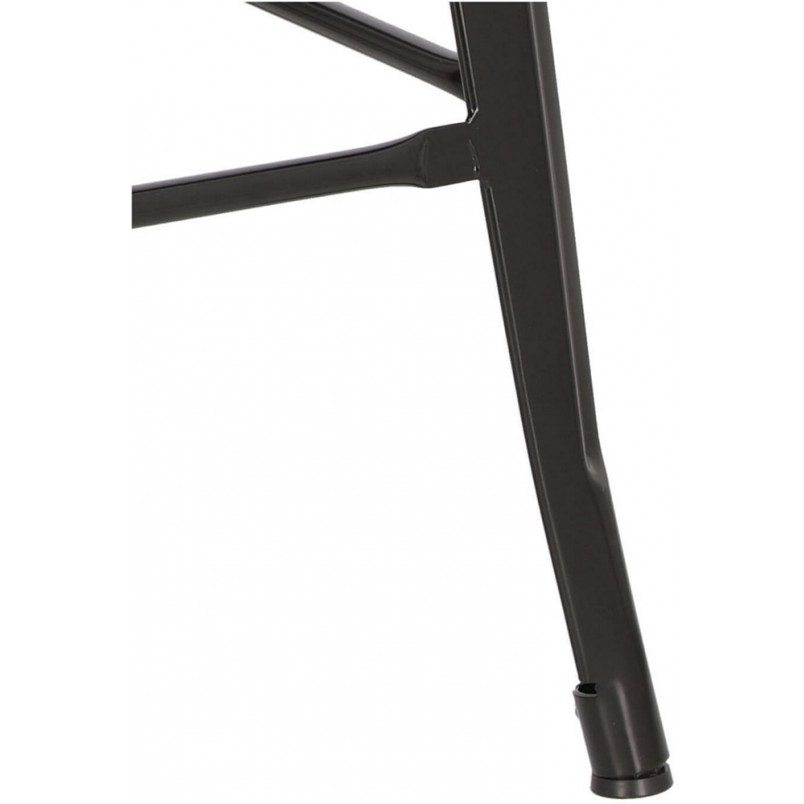 Stołek barowy metalowy Paris 66 czarny marki D2.Design