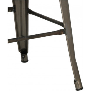 Krzesło barowe metalowe Paris Back 66 metalowe marki D2.Design