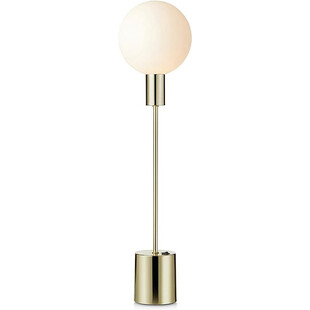 Lampa stołowa szklana kula Uno Złoty/Biały marki Markslojd