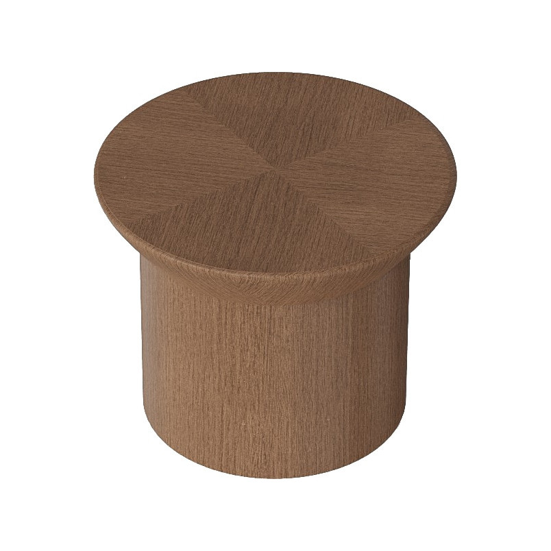 Stolik boczny fornirowany Lulu 48cm orzech OL Home