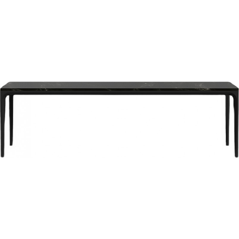Stół ceramiczny Zag 240x100cm czarny marmur / czarny OL Home
