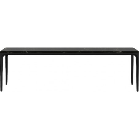 Stół ceramiczny Zag 240x100cm czarny marmur / czarny OL Home