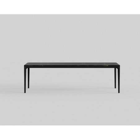 Stół ceramiczny Zag 240x100cm czarny marmur / czarny OL Home