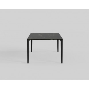Stół ceramiczny Zag 240x100cm czarny marmur / czarny OL Home