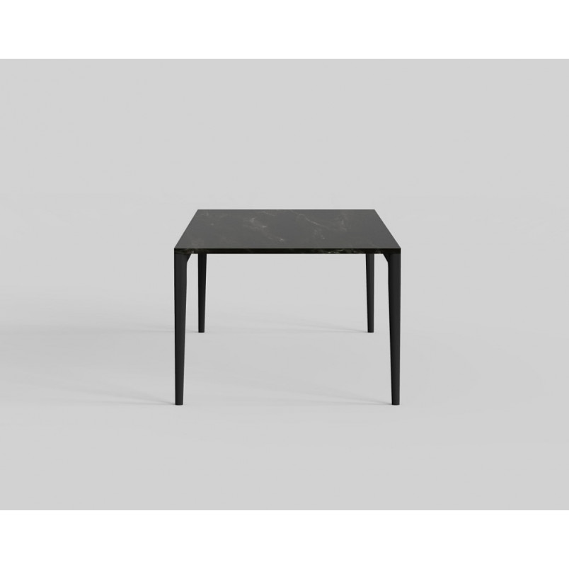 Stół ceramiczny Zag 240x100cm czarny marmur / czarny OL Home