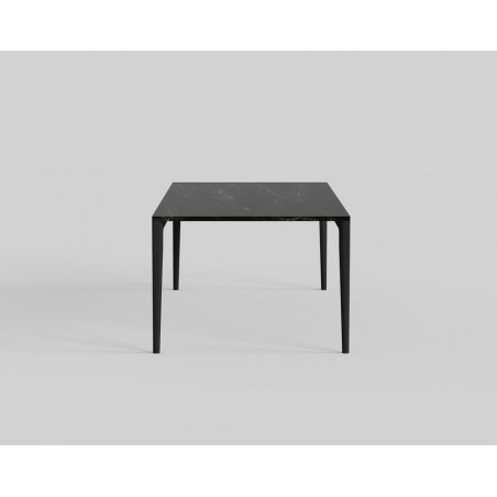 Stół ceramiczny Zag 240x100cm czarny marmur / czarny OL Home
