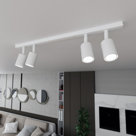 Reflektor sufitowy 4 punktowy Flash 70cm biały Emibig