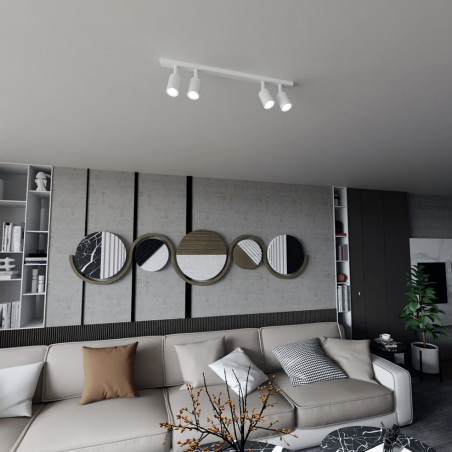 Reflektor sufitowy 4 punktowy Flash 70cm biały Emibig