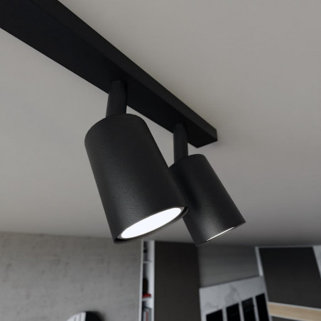 Reflektor sufitowy 4 punktowy Flash 70cm czarny Emibig