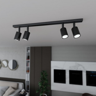 Reflektor sufitowy 4 punktowy Flash 70cm czarny Emibig