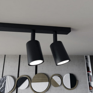 Reflektor sufitowy 4 punktowy Flash 70cm czarny Emibig